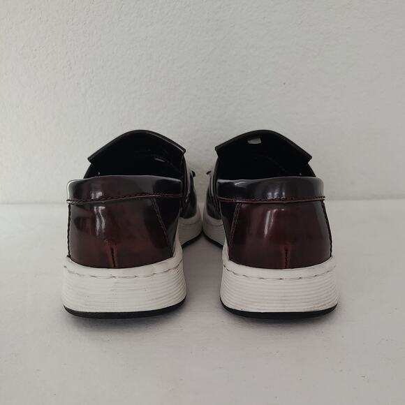 Dr. Martens Edison Burgundy Tassel Loafer Soft Wair Leather Slip On Sz US 6M 7L main image 14